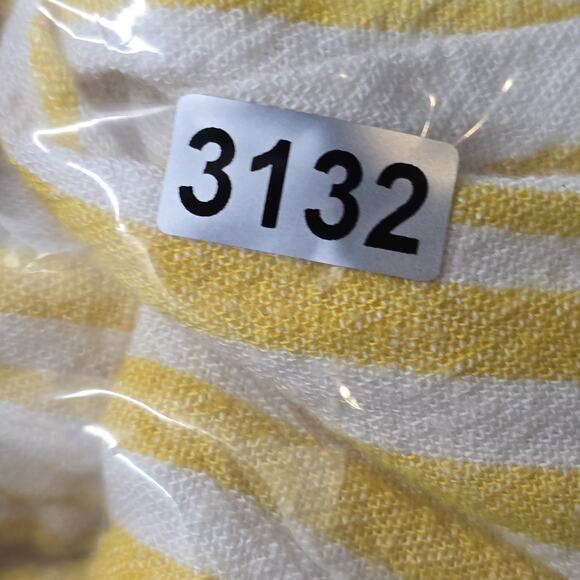 Torrid Linen Blend Pants Yellow White Stripe 4 Regular - Picture 6 of 6